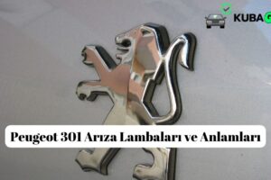Peugeot 301 Arıza Lambaları ve Anlamları
